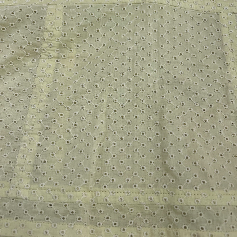 Marc by Marc Jacobs yellow eyelet  blouse size 2 - Picture 3 of 8